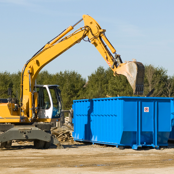 how many times can i have a residential dumpster rental emptied in Hillsboro VA